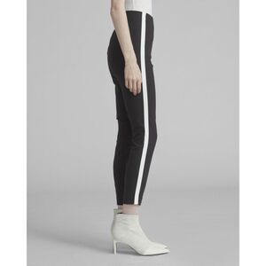 Ankle Simone Pant in Black | rag & bone in Black with White stripe SIZE 2